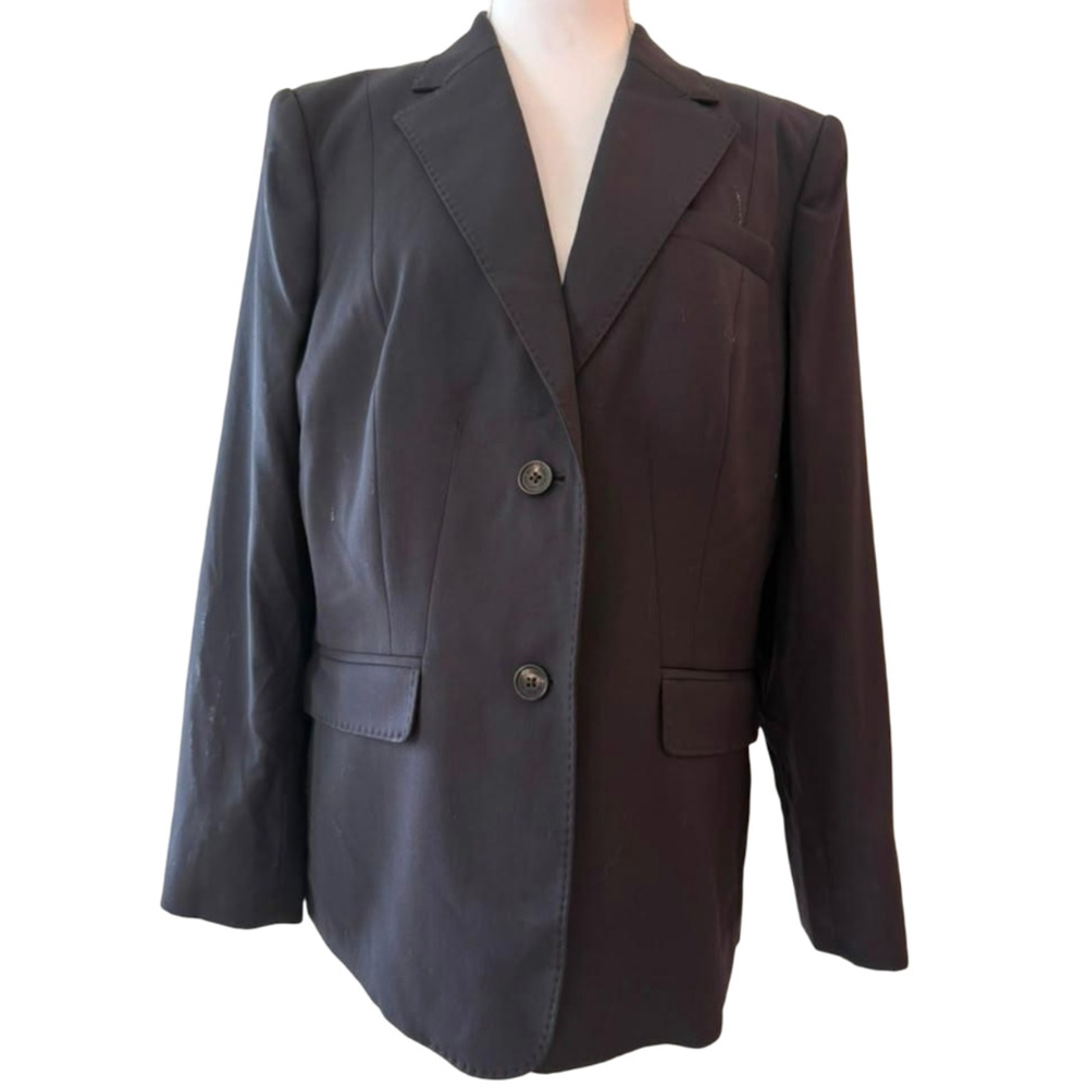Brooks Brothers Two-Button Single Breasted Classic Tailored Black Blazer Suit 12 - Picture 6 of 12